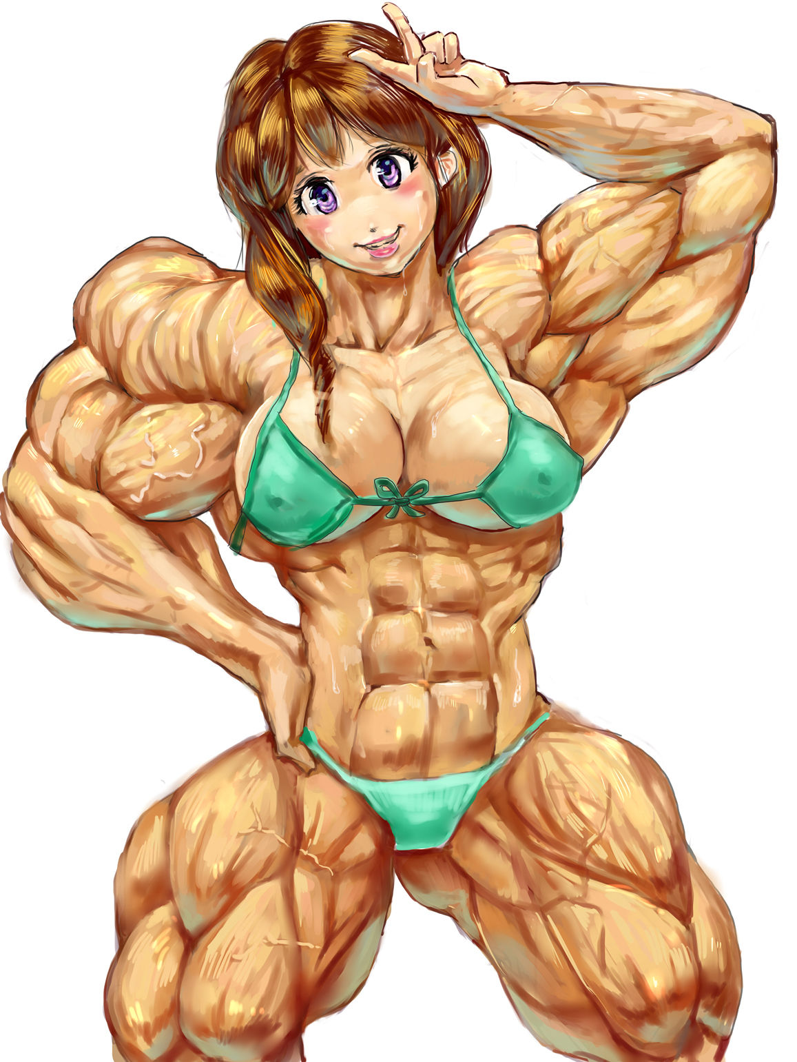 Giantess girl muscle