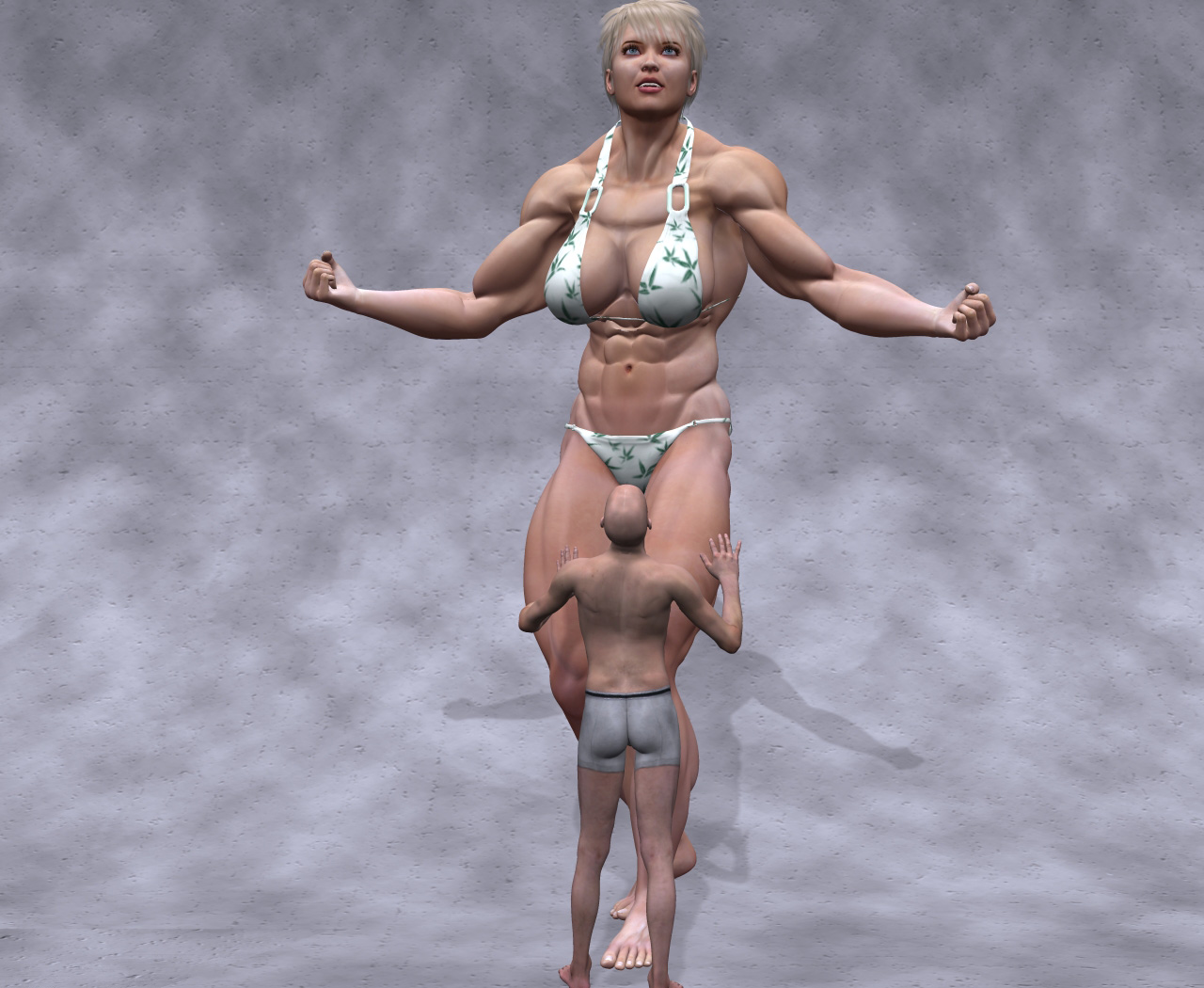 GiantessAmazons - Giantess Muscle Growth - 7/314 - エ ロ ２ 次 画 像.